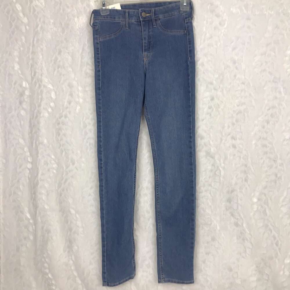 H&M NWT skinny ankle regular waist denim jeans 25 - Picture 2 of 8